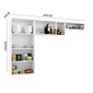 Cozinha Compacta Telasul 09 7 Portas Nicho Sem Vidro Diamante New Smart Branco