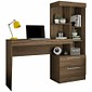 Mesa Escrivaninha Office NT 2010 Nogal - Notável
