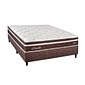 Conjunto Box Double Casal com Molas Ensacadas 138cm Design - Bege