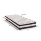 Colchão D33 Reconflex Max Saúde Premium Tecido Malha Solteiro 88x188x20cm