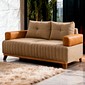 Sofá 3 Lugares Siena 195cm Castor 9101/3025 - Bom Pastor