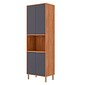 Paneleiro Torre Quente Esplendida 1 Forno 4 Portas 100% MDF MGM Móveis - Cina/Tit