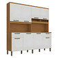 Armário de Cozinha Kit Cabernet Prime 100%MDF, Amendoa com Branco - Ronipa Armário de Cozinha Kit Cabernet Prime 100%MDF, Amendoa com Branco - Ronipa