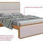 Cama Lopas Casal Loop Amendoa Clean Bege Corano - Amendoa