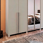 Guarda-roupa Casal Diamante 6 Portas 6 Gavetas 242cm Bom Pastor - Bege