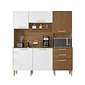 Armário de Cozinha Kit 6 Portas 2 Gavetas Ferrara Kits Paraná Freijo/Ripado/Supremo Armário de Cozinha Kit 6 Portas 2 Gavetas Ferrara Kits Paraná Freijo/Ripado/Supremo