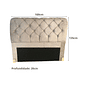 Cabeceira de Cama Box Casal/Queen 160cm Estofada Malu Adagio - Castor Cabeceira de Cama Box Casal/Queen 160cm Estofada Malu Adagio - Castor