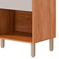 Balcão Esplendida 120 2 Portas 2 Gavetas 100% MDF MGM Móveis - Cinamomo/Off White