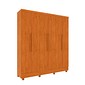 Guarda-roupa Casal 6 Portas 4 Gavetas Alice 180cm Tcil - Cinamomo