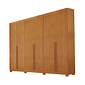 Guarda Roupa Casal Master 270 6 Portas, 100% MDF cor Nature - Bianchi Guarda Roupa Casal Master 270 6 Portas, 100% MDF cor Nature - Bianchi