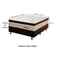 Cama Box Casal (Colchão + Base) Italia 138x188 Molas Ensacadas Topázio Cama Box Casal (Colchão + Base) Italia 138x188 Molas Ensacadas Topázio