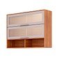 Cozinha Esplêndida Cristal 3 Módulos 100% MDF 270cm MGM Móveis - Cinamomo/Of White Cozinha Esplêndida Cristal 3 Módulos 100% MDF 270cm MGM Móveis - Cinamomo/Of White