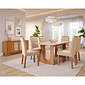 Conjunto de Mesa de Jantar Cimol Valentina 180cm com 6 Cadeiras Paola Wood - Cinamomo/Off White Conjunto de Mesa de Jantar Cimol Valentina 180cm com 6 Cadeiras Paola Wood - Cinamomo/Off White