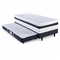 Cama Bibox Solteiro Conjugada com Auxiliar 88x188x64 Ouro Design