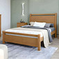 Cama Casal em MDF/MDP Lopas Reali Amendoa Clean Cama Casal em MDF/MDP Lopas Reali Amendoa Clean