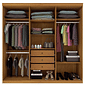 Guarda-Roupa Casal 6 Portas Olimpo Cinamomo -  Tcil Móveis  Guarda-Roupa Casal 6 Portas Olimpo Cinamomo -  Tcil Móveis