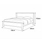 Cama Casal Versati 100% MDF Painel Ripado Bom Pastor - Naturall
