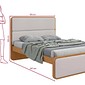 Cama Lopas Casal Loop Amendoa Clean Bege Corano - Amendoa