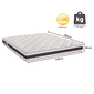Colchão Casal Espuma D45 Max Saúde Premium 138x188x20 - Reconflex Colchão Casal Espuma D45 Max Saúde Premium 138x188x20 - Reconflex