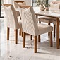 Mesa Dubai 170×90 Com 6 Cadeiras Nevada Off/Cinamomo Cel Móveis