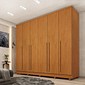Guarda-Roupa Casal 6 Portas 8 Gavetas Tcil Móveis Sevila Cinamomo Guarda-Roupa Casal 6 Portas 8 Gavetas Tcil Móveis Sevila Cinamomo