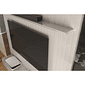 Painel Frisado Oslo 1.9 em MDF para TV até 75 Polegadas com Bancada Bali Off White - Lukaliam Móveis Painel Frisado Oslo 1.9 em MDF para TV até 75 Polegadas com Bancada Bali Off White - Lukaliam Móveis