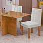Conjunto Mesa 4 Cadeiras Cel Móveis Salinas Retangular 120x80 Tampo Londres Sem Vidro Cinamomo