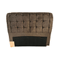 Cabeceira de Cama Box Casal 140cm Estofada Malu Vivace Marrom Cabeceira de Cama Box Casal 140cm Estofada Malu Vivace Marrom