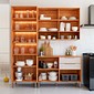 Kit Cozinha Esplêndida 3 Módulos 100% MDF 190cm MGM Móveis - Cinamomo/Off White