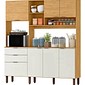 Cozinha Compacta MX Boreal 7 Portas 2 Gavetas 177,9cm Marrocos/Off White