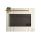 Painel Kiev Para TV até 70 Polegadas - Off White Perolizado/Freijó - Lukaliam Painel Kiev Para TV até 70 Polegadas - Off White Perolizado/Freijó - Lukaliam