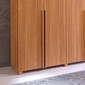 Guarda-roupa Solteiro Spin 4 Portas 3 Gavetas 183cm Bom Pastor - Nogal