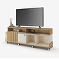 Rack para Sala TV 70 Polegadas HB Móveis Graci 1.8 Frejó/Off White Rack para Sala TV 70 Polegadas HB Móveis Graci 1.8 Frejó/Off White
