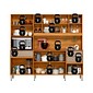 Kit Cozinha Compacta 10 Portas 3 Gavetas Pleno Demobile 218cm - Cinamon/Nude Prime TX