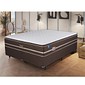 Conjunto Base Box + Colchão Molas Ensacadas King Size 193x203x62 Sonos Confort In Brown Conjunto Base Box + Colchão Molas Ensacadas King Size 193x203x62 Sonos Confort In Brown