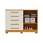 Cômoda Bella 5 Gavetas 2 Portas 136cm MDF ACP - Cin/Ofwh