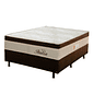 Cama Box Casal, Colchão + Base, Italia 158x198 Queen Molas Ensacadas Topázio Cama Box Casal, Colchão + Base, Italia 158x198 Queen Molas Ensacadas Topázio