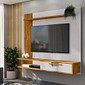 Painel para Tv até 65 Polegadas Jeri 1 Porta Naturalle/off White - Móveis Bechara