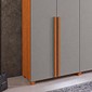 Guarda-roupa Casal 6 Portas 6 Gavetas Versati Bom Pastor 242cm - Nog/Beg