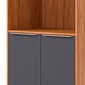 Paneleiro Torre Quente Esplendida 1 Forno 4 Portas 100% MDF MGM Móveis - Cina/Tit