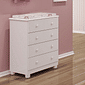 Cômoda para Quarto Infantil em MDF 4 Gavetas Peroba Junior Branco Cômoda para Quarto Infantil em MDF 4 Gavetas Peroba Junior Branco