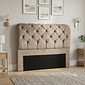 Cabeceira de Cama Box Casal  140cm Estofada Malu Adagio - Castor