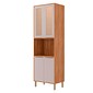 Cozinha Esplêndida Cristal 3 Módulos 100% MDF 270cm MGM Móveis - Cinamomo/Of White Cozinha Esplêndida Cristal 3 Módulos 100% MDF 270cm MGM Móveis - Cinamomo/Of White