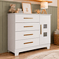 Cômoda Fly 4 Gavetas 100% MDF 94cm Tigus - Branco