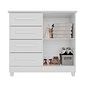 Cômoda Dubai Plus com Sapateira Branco - Imop