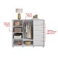 Cômoda Pegasus 2 Portas 5 Gavetas 136cm CAEMMUN - Branco