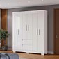Guarda-Roupa Maya 6 Portas Branco - Acp Móveis