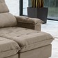 Sofá Retrátil Reclinável Mobi 230 Molas Ensacadas 230cm Bom Pastor - Veludo