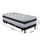 Cama Bibox Solteiro Conjugada com Auxiliar 88x188x64 Ouro Design Cama Bibox Solteiro Conjugada com Auxiliar 88x188x64 Ouro Design