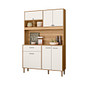 Kit Cozinha Nicioli Erva Doce 120cm 6 Portas 1 Gaveta Ipê Off White Cristal Kit Cozinha Nicioli Erva Doce 120cm 6 Portas 1 Gaveta Ipê Off White Cristal